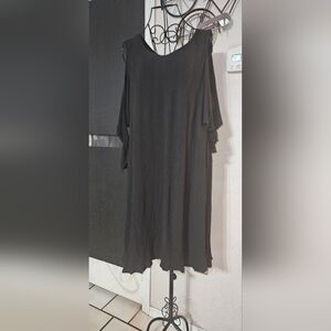 Soft Surroundings Black Asymmetrical Dress